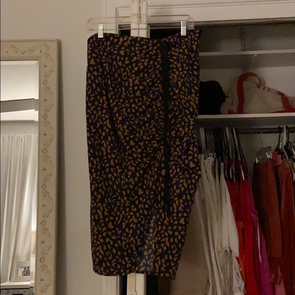 Leopard Midi with side tie